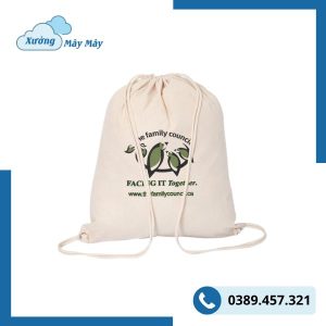 balo dây rút vải canvas