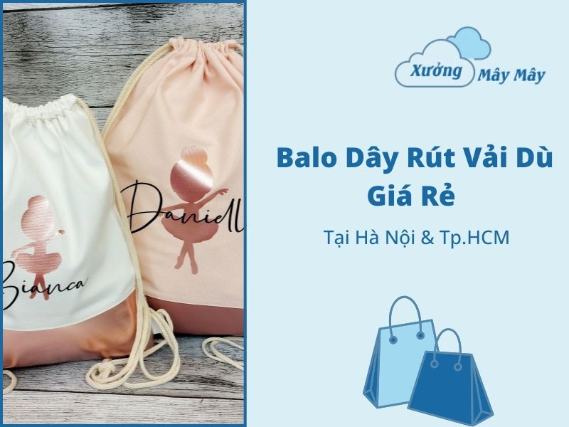 balo dây rút vải dù giá rẻ