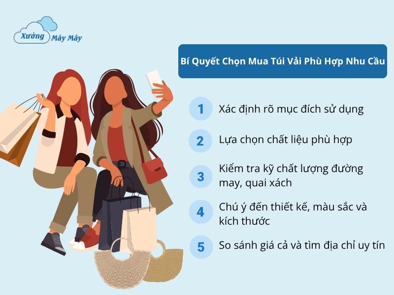 cách chọn mua túi vải cách chọn mua túi vải