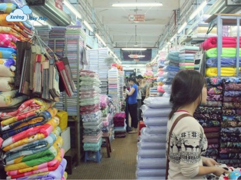 chợ bán vải ký rẻ ở tphcm