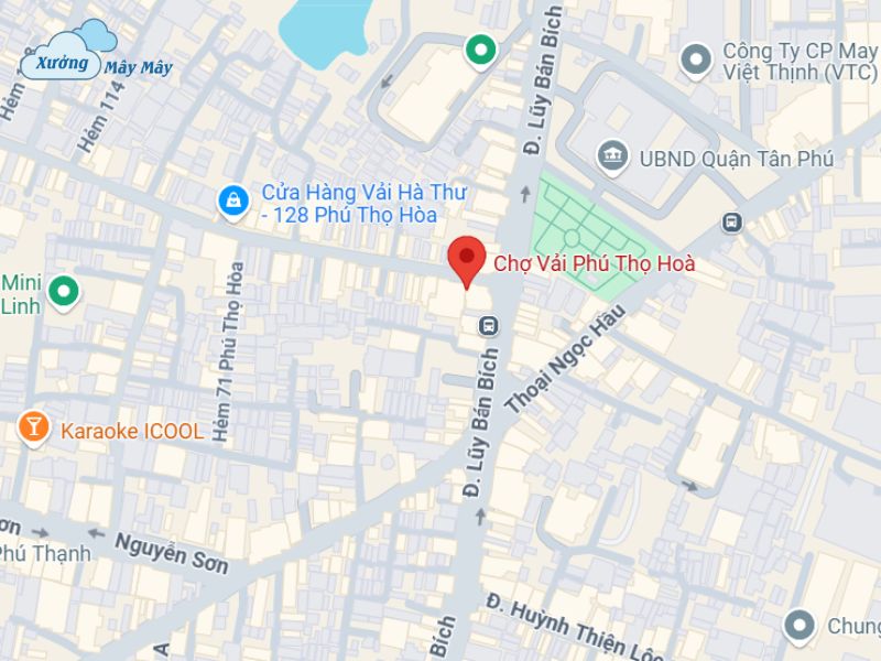 chợ vải phú thọ hòa ở đâu
