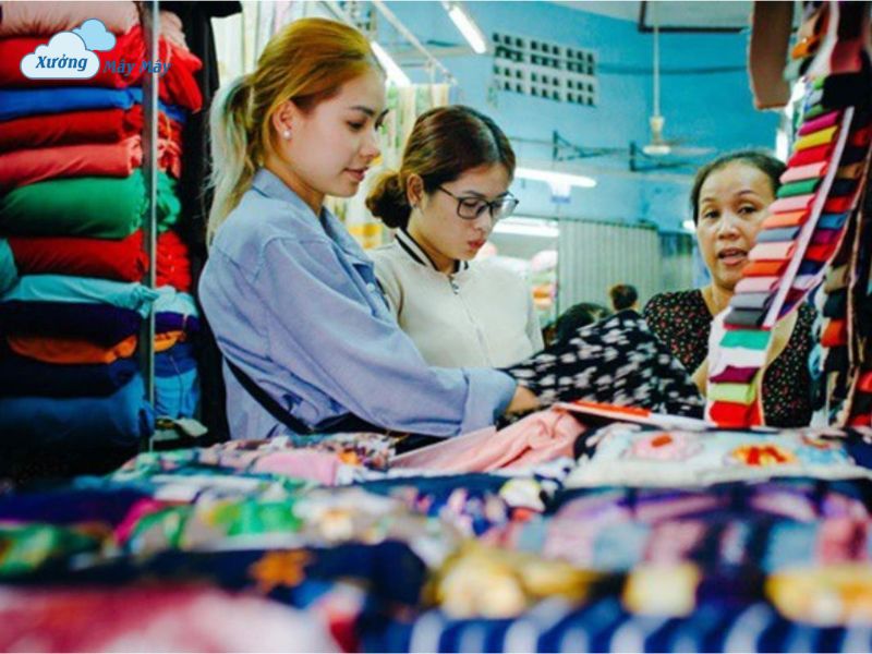 chợ vải soái kình lâm fabric market​