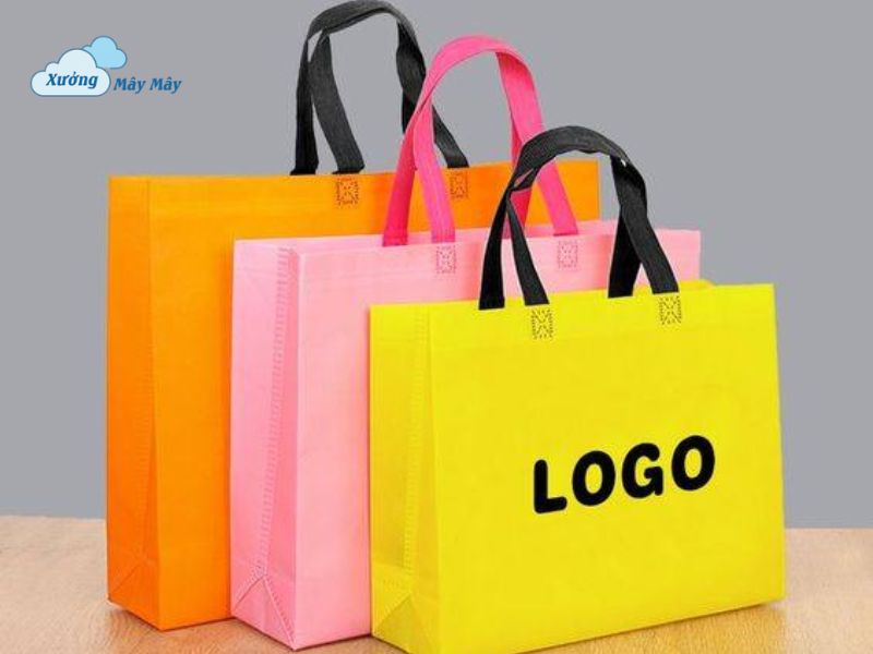 in logo lên túi vải không dệt Túi Vải In Logo