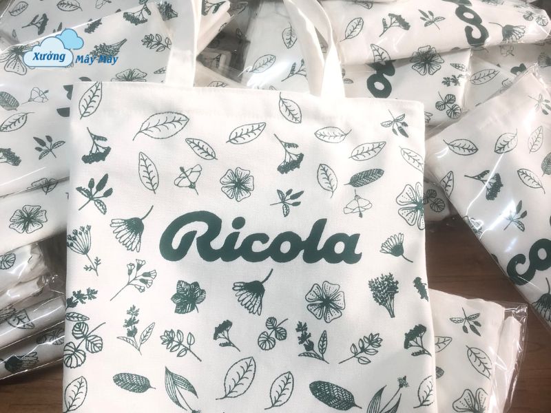 in túi tote canvas số lượng ít