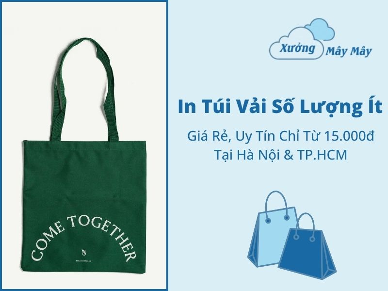 in túi vải số lượng ít