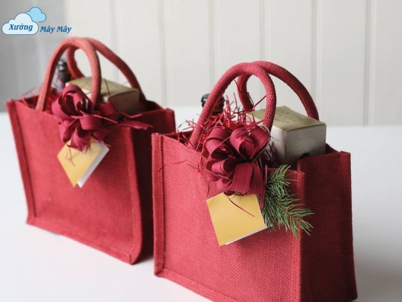 mẫu túi vải đay quà tặng