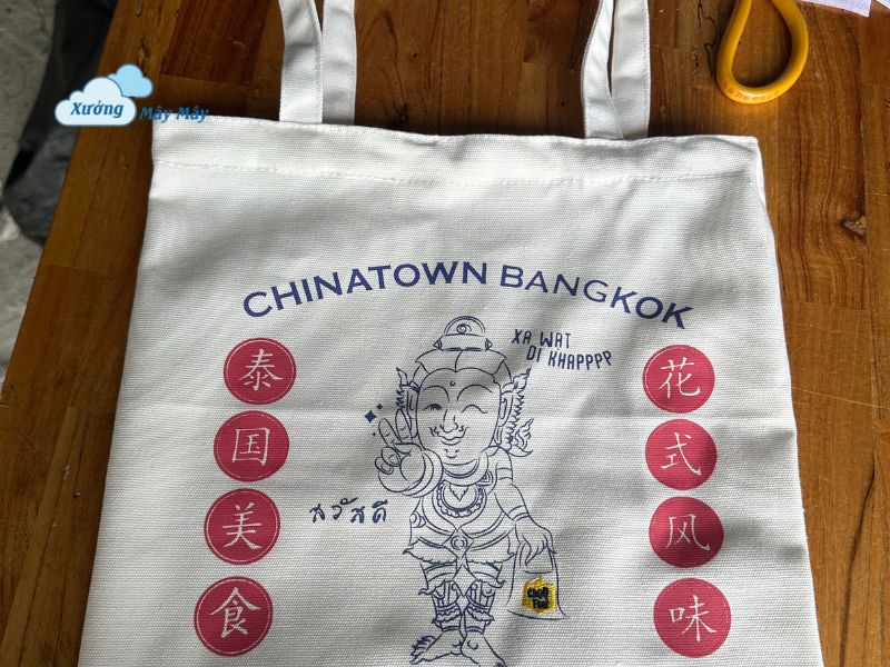 quà tặng túi vải in tên