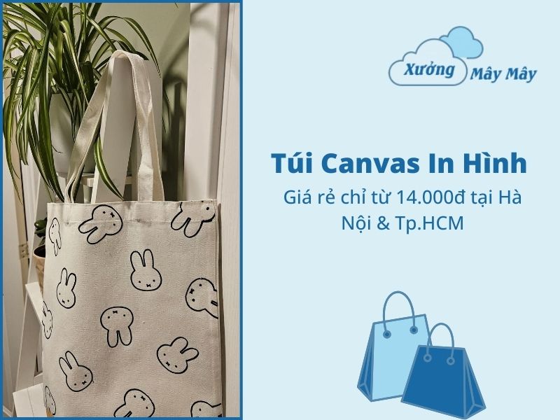 túi canvas in hình giá rẻ