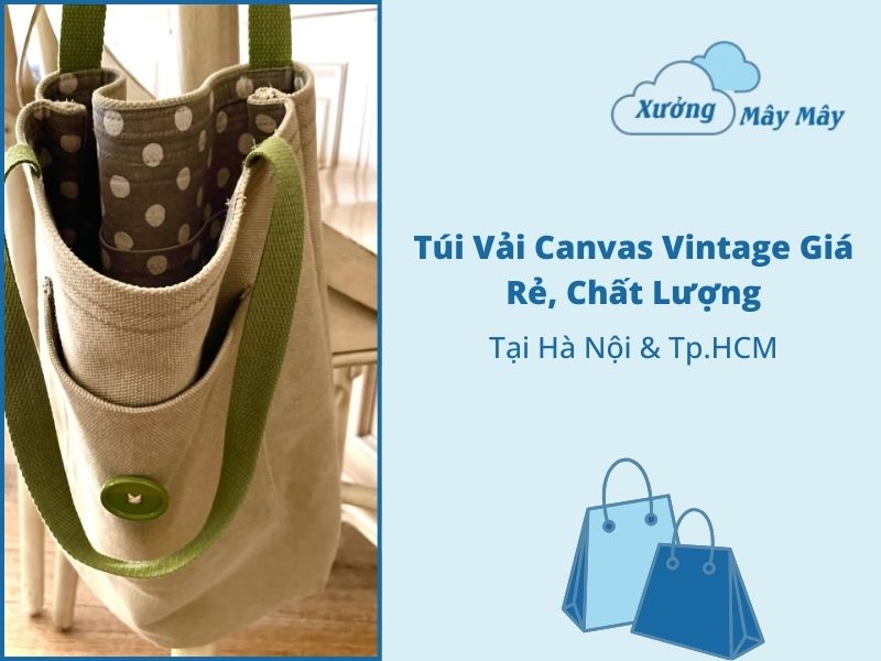 túi canvas vintage giá rẻ