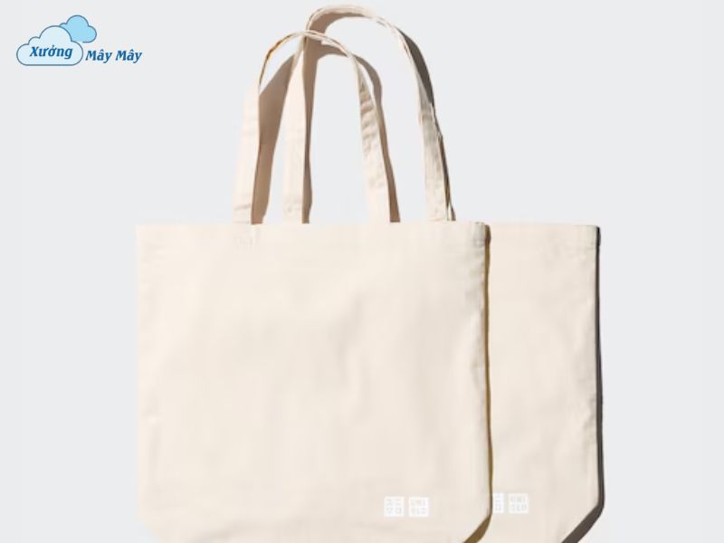 túi tote trơn trắng