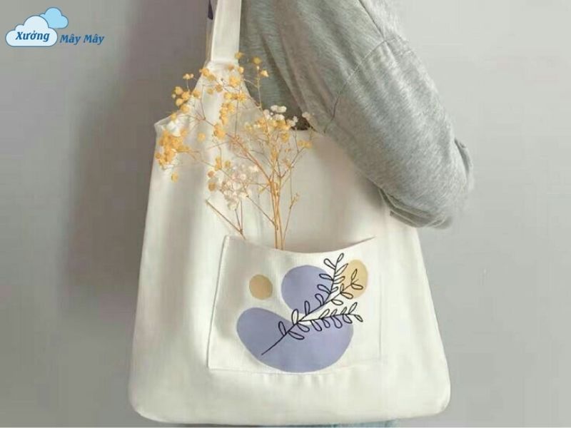 túi tote vải canvas in họa tiết