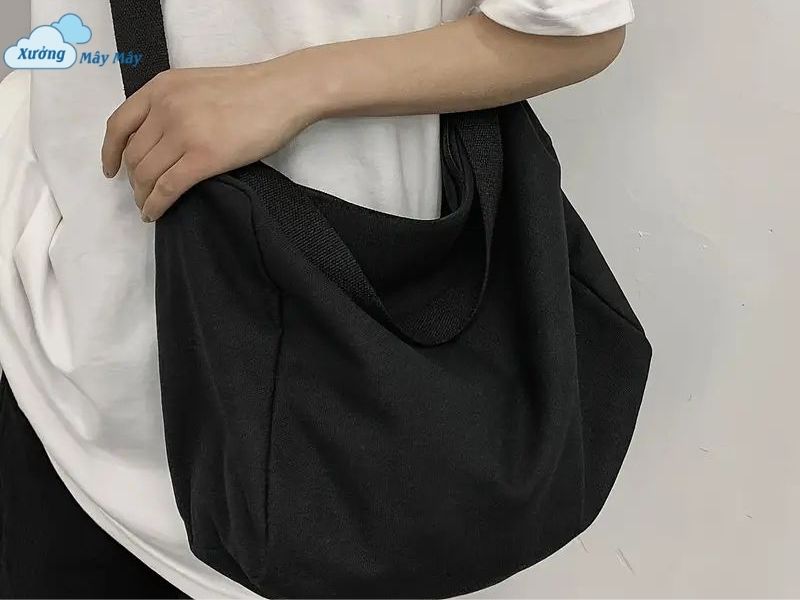 túi vải canvas đen hà nội