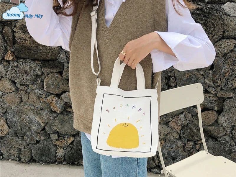túi vải canvas in logo và hình ảnh