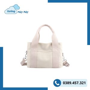 túi vải canvas trắng