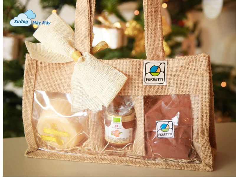 túi vải đay đựng cà phê loại to