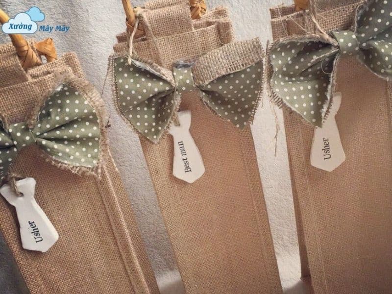 túi vải đay đựng rượu tphcm