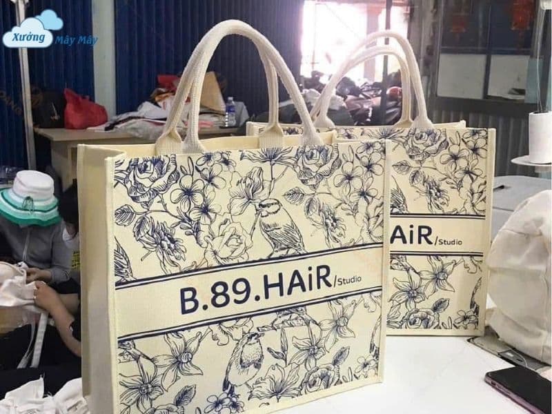 túi vải đay linen in logo