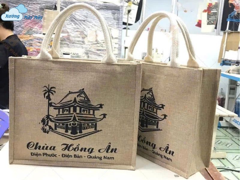 túi vải đay tự nhiên thiết kế theo yêu cầu