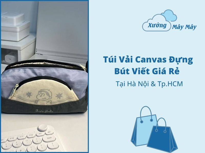 túi vải đựng bút viết giá rẻ