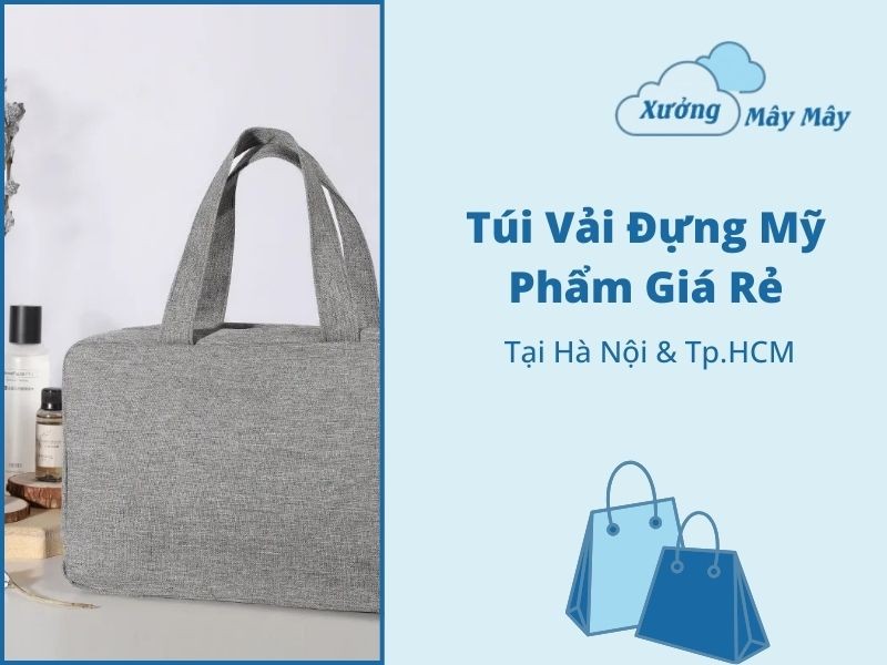 túi vải đựng mỹ phẩm cao cấp túi vải đựng mỹ phẩm cao cấp