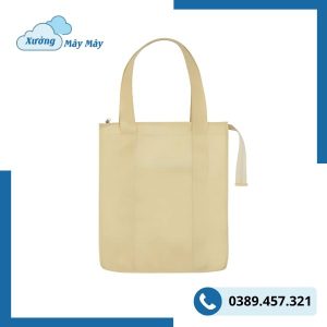 túi vải không dệt có dây kéo