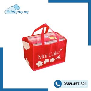 túi vải không dệt đựng bánh kem