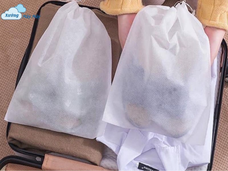 túi vải không dệt đựng giày thể thao