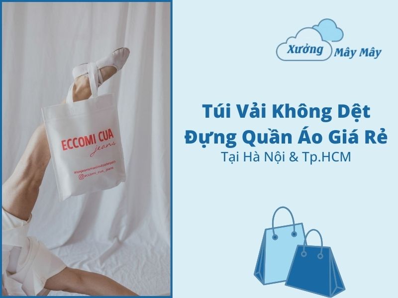 túi vải không dệt đựng quần áo giá rẻ túi vải không dệt đựng quần áo giá rẻ