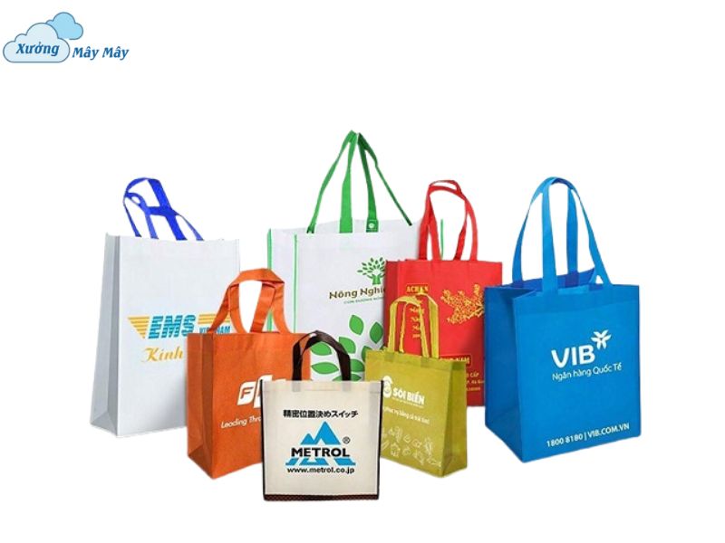 túi vải không dệt ngân hàng in logo