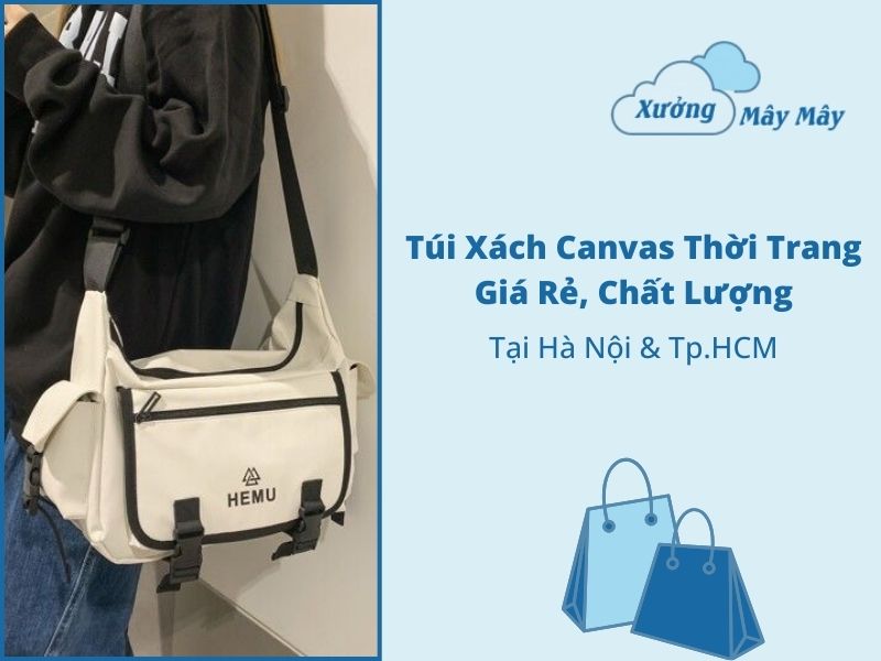 túi xách canvas thời trang giá rẻ