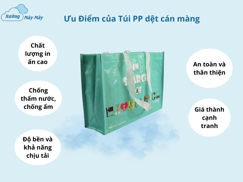 ưu điểm của túi pp dệt cán màng