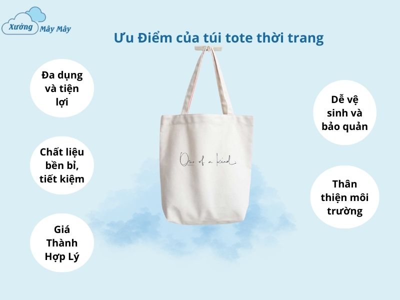 ưu điểm của túi tote thời trang