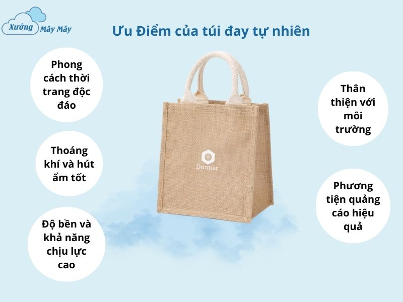 ưu điểm của túi vải đay tự nhiên