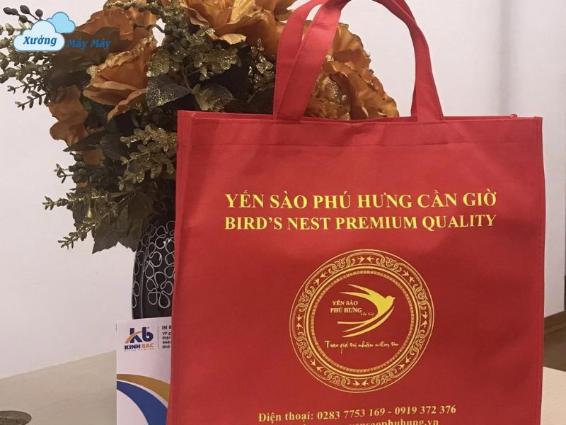 xưởng may túi vải không dệt in logo