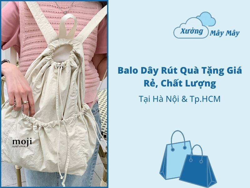 balo dây rút quà tặng giá rẻ balo dây rút quà tặng giá rẻ