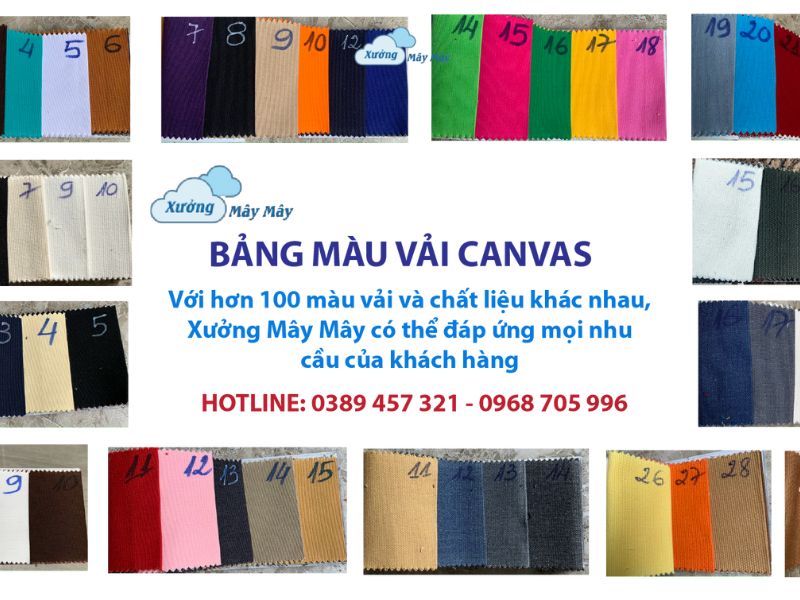 bang mau tui vai canvas bang mau tui vai canvas