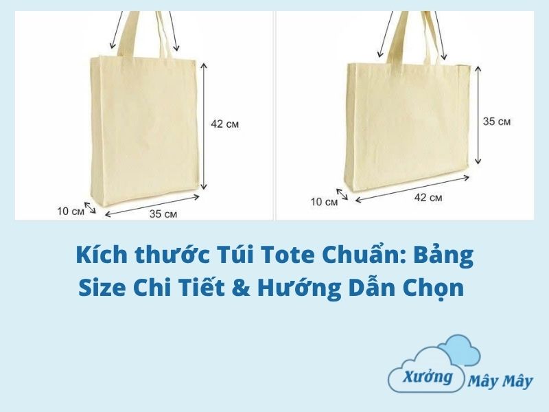 kích thước túi tote kích thước túi tote