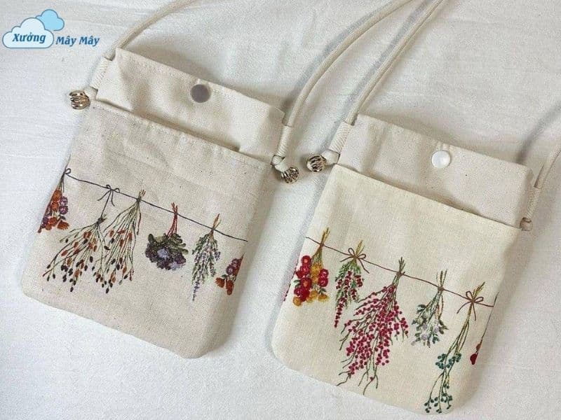 túi canvas thêu hà nội