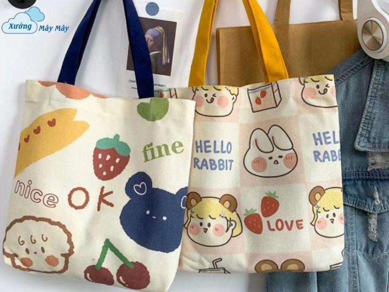 túi tote vải đi học hà nội