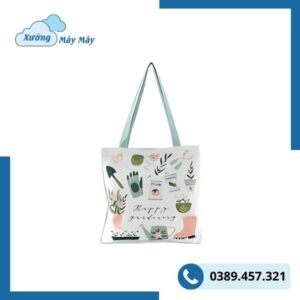 túi vải bố có dây kéo