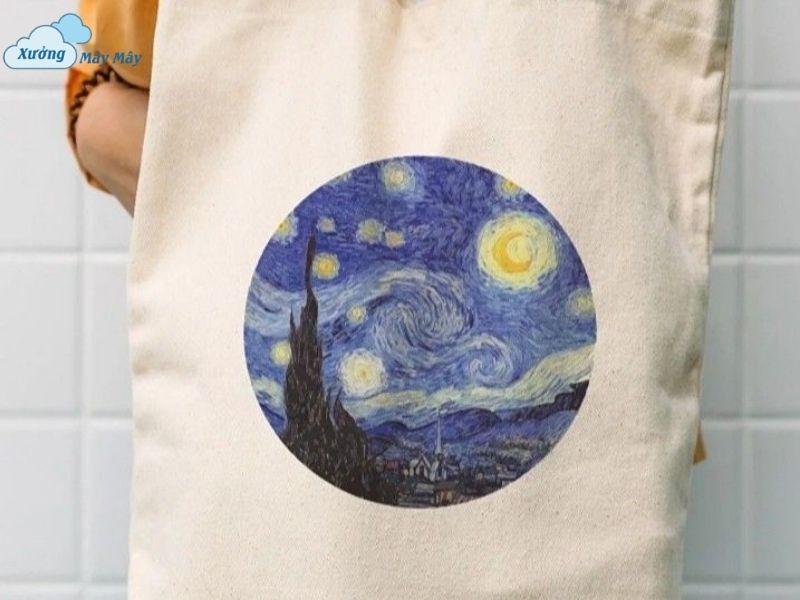 túi vải canvas in chuyển nhiệt