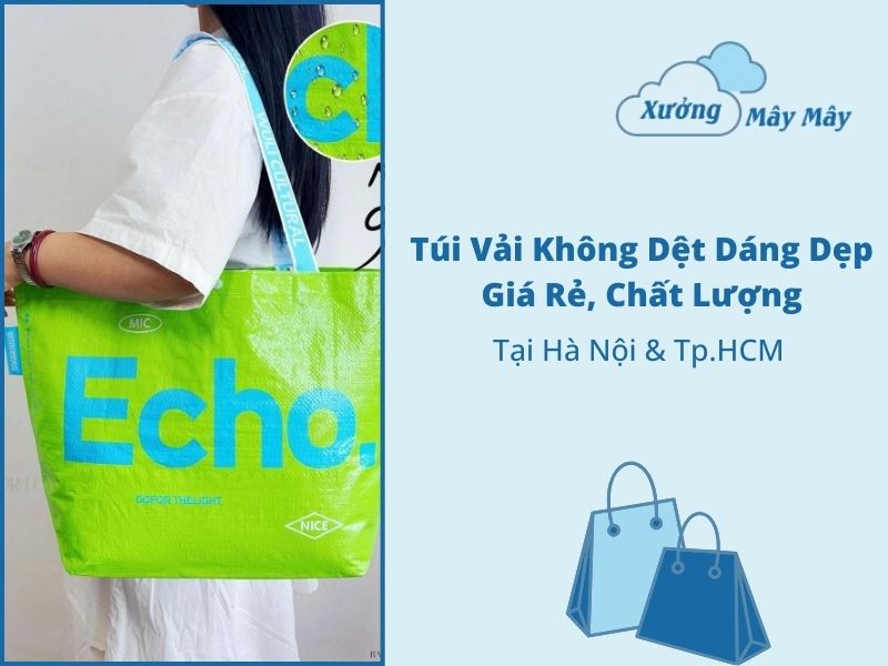 túi vải không dệt dáng dẹp giá rẻ