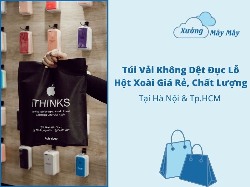 túi vải không dệt đục lỗ hột xoài giá rẻ túi vải không dệt đục lỗ hột xoài giá rẻ