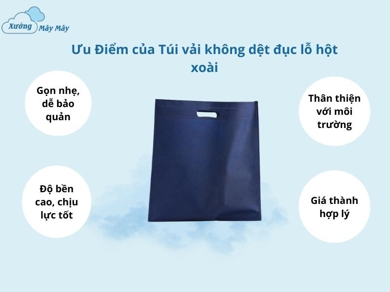 ưu điểm túi vải không dệt đục lỗ hột xoài ưu điểm túi vải không dệt đục lỗ hột xoài