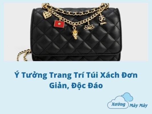 trang trí túi xách