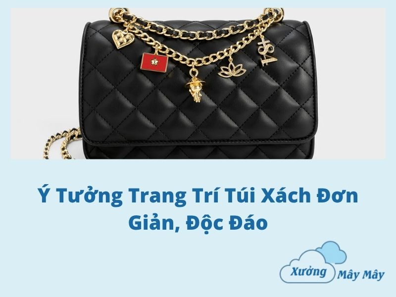 trang trí túi xách