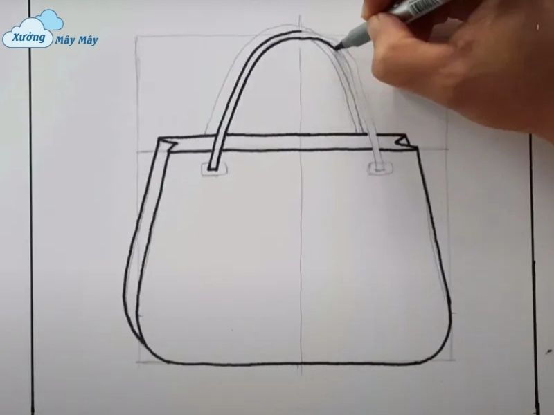 tranh vẽ trang trí túi xách lớp 9