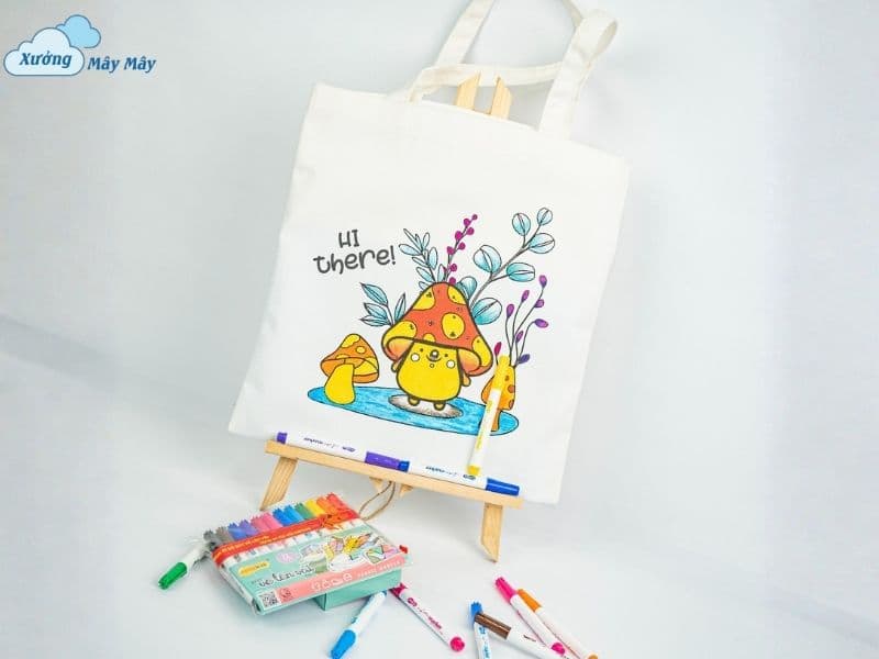 vẽ trang trí túi xách đẹp